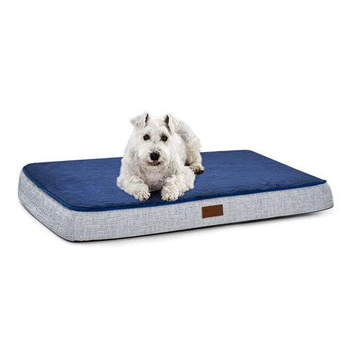 PetWell Orthopedic Dog Bed – Plush Faux Fur, Washable Cover, Non-Slip Base | Small, Medium, Large