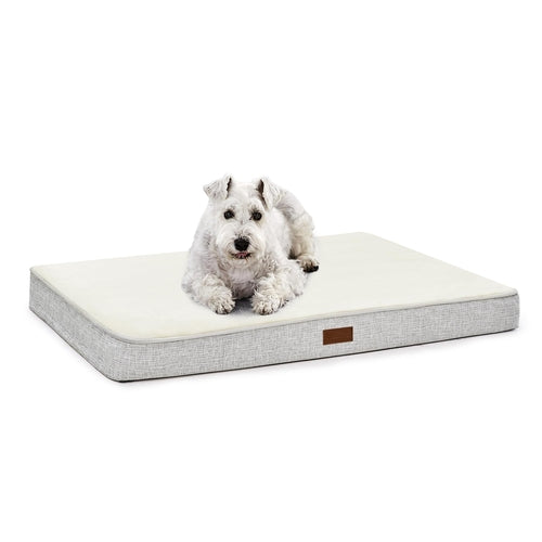 PetWell Orthopedic Dog Bed – Plush Faux Fur, Washable Cover, Non-Slip Base | Small, Medium, Large