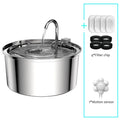 PetWell Stainless Steel Pet Water Fountain – USB Automatic, Ultra-Quiet | Cats & Small Dogs